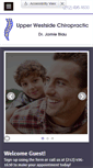 Mobile Screenshot of chiropractorupperwestside.com